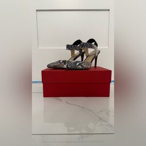 Franco Sarto Snakeskin Print Heels